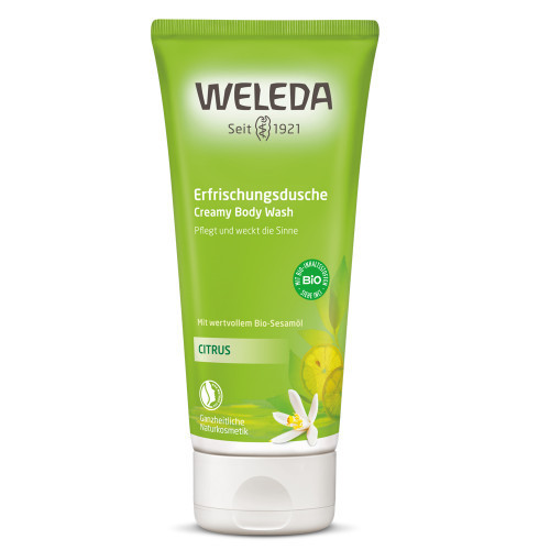 Weleda Citrus Creamy Body Wash Kreminis kūno prausiklis su citrusais, 200ml