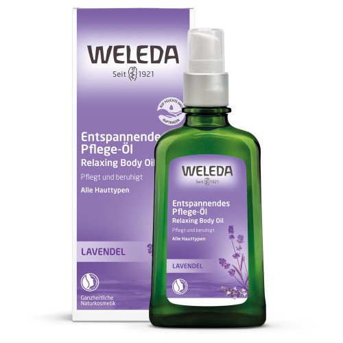 Weleda Lavender Relaxing Body Oil Atpalaiduojantis kūno aliejus su levandomis, 100ml