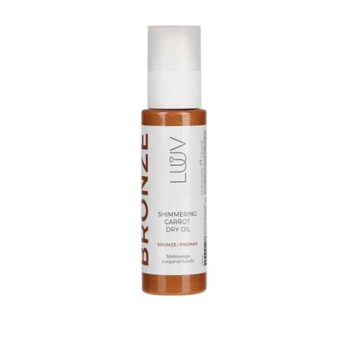 Luuv Shimmering Dry Oil Bronze Blizgus bronzinio atspalvio sausas aliejus, 100ml