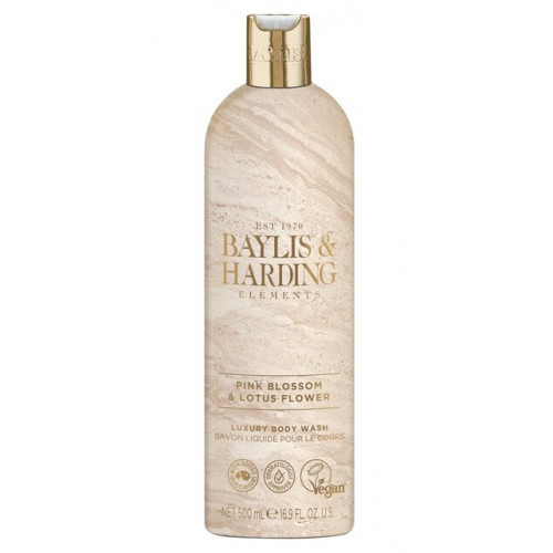 Baylis & Harding Elements Pink Blossom & Lotus Flower Body Wash Kūno prausiklis, 500ml