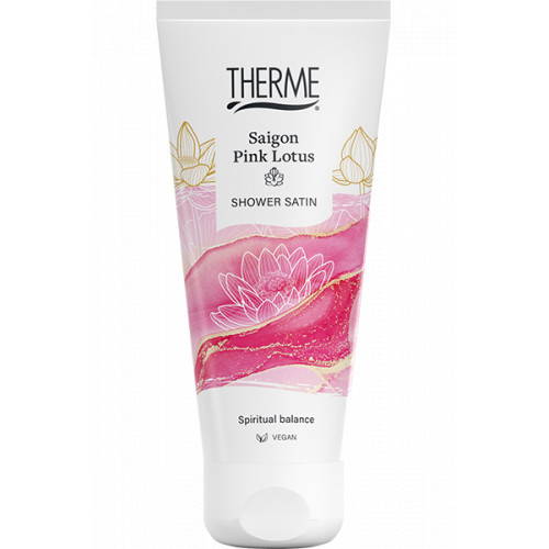 Therme Saigon Pink Lotus Shower Satin Dušo prausiklis, 200ml