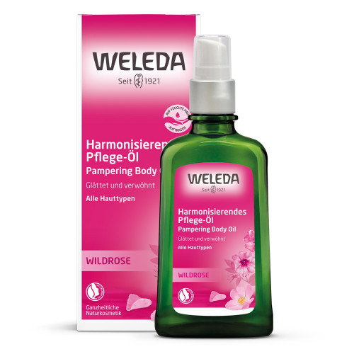 Weleda Wild Rose Pampering Body Oil Aliejus kūnui su laukinėmis rožėmis, 100ml