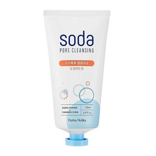 Holika Holika Soda Pore Deep Cleansing Foam Giliai valančios veido putos, 150ml