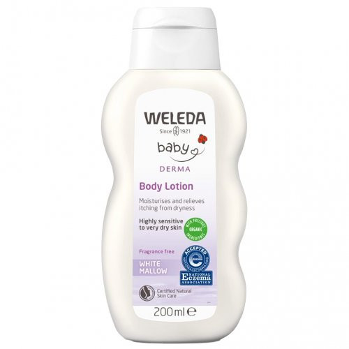 Weleda White Mallow Body Lotion Kūno pienelis su svilarožėmis, 200ml