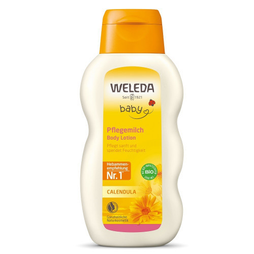 Weleda Calendula Baby Body Lotion Vaikiškas kūno pienelis su medetkomis, 200ml