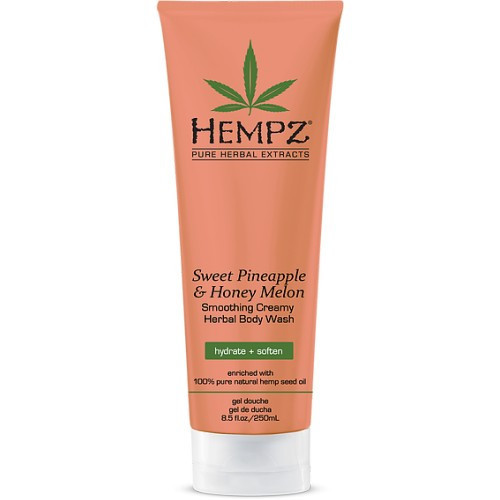 Hempz Sweet Pineapple & Honey Melon Herbal Body Wash Kūno prausiklis, 250ml