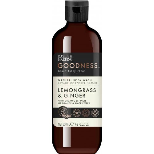 Baylis & Harding Goodness Body Wash Kūno prausiklis, Lemongrass and Ginger