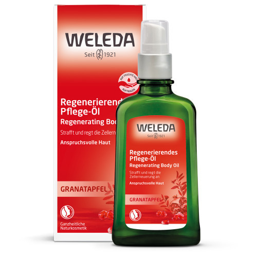 Weleda Pomegranate Regenerating Body Oil Regeneruojamasis kūno aliejus su granatais, 100ml