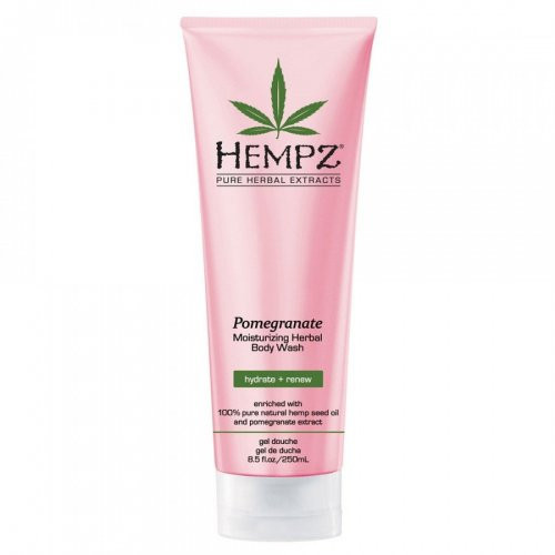 Hempz Pomegranate Herbal Body Wash Kūno prausiklis, 250ml
