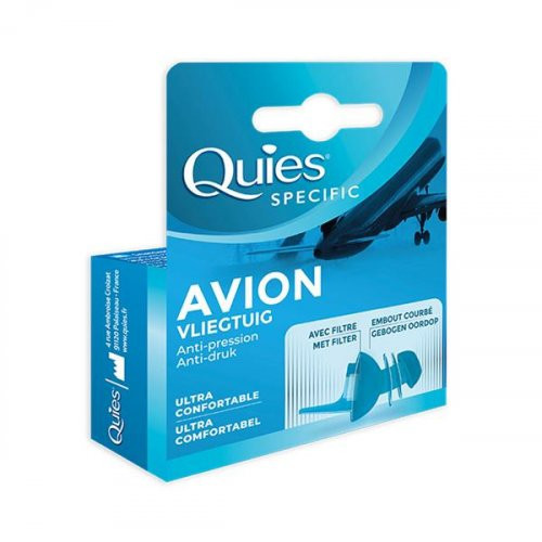 Quies Specific Air Travel Ear Plug Apsauginiai ausų kištukai skrydžiams, 1 pora