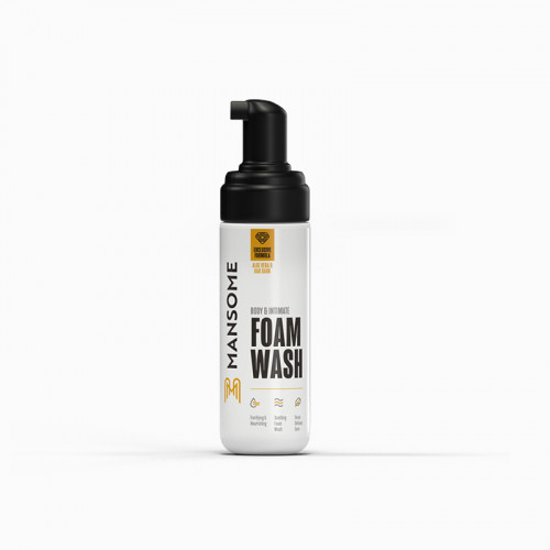 Mansome 2 in 1 Foam Wash Kūno ir intymios zonos prausiklis vyrams, 150ml