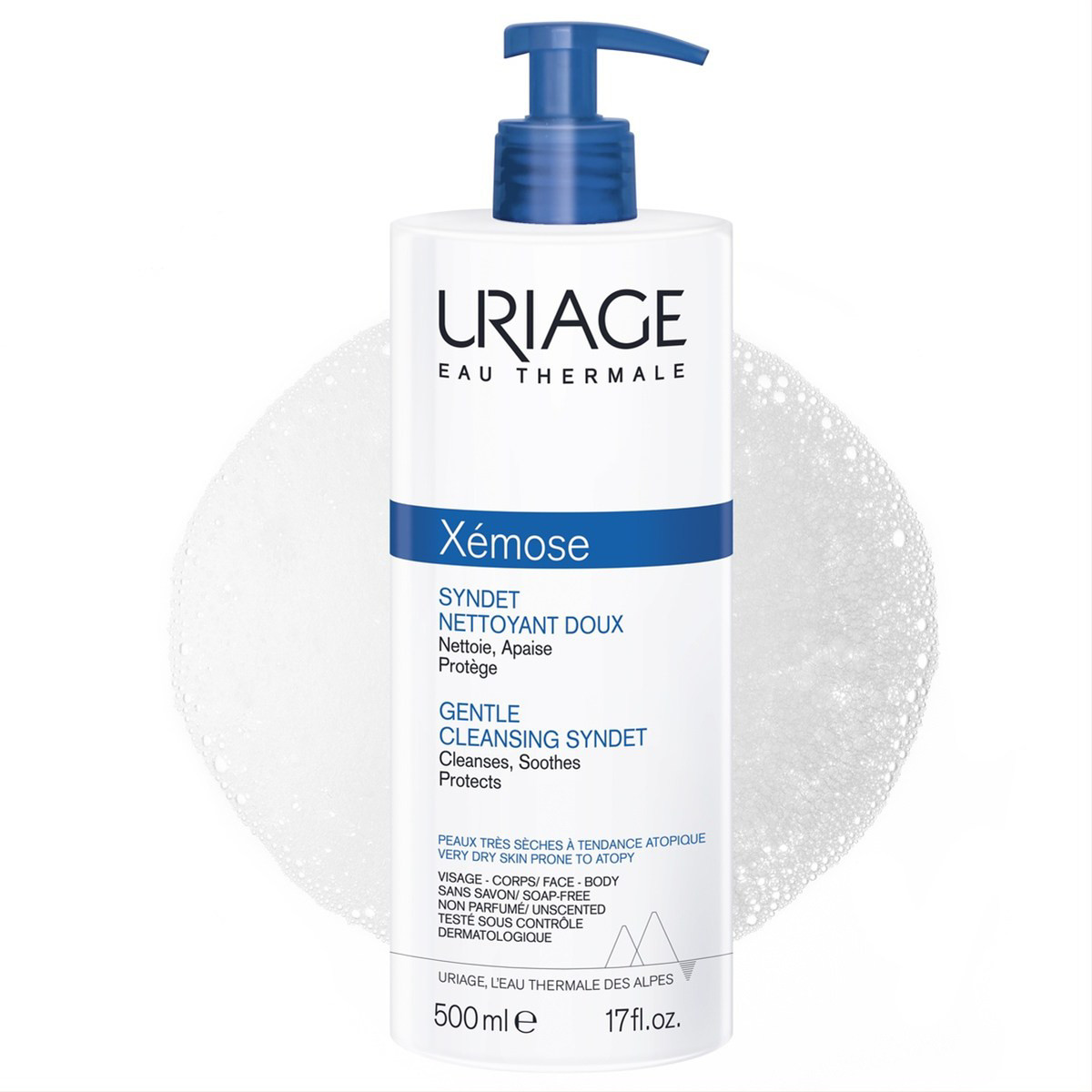 URIAGE XEMOSE, prausiklis, 500 ml