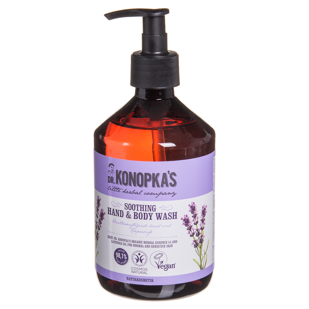 DR. KONOPKA'S, raminamasis skystas muilas, 500 ml