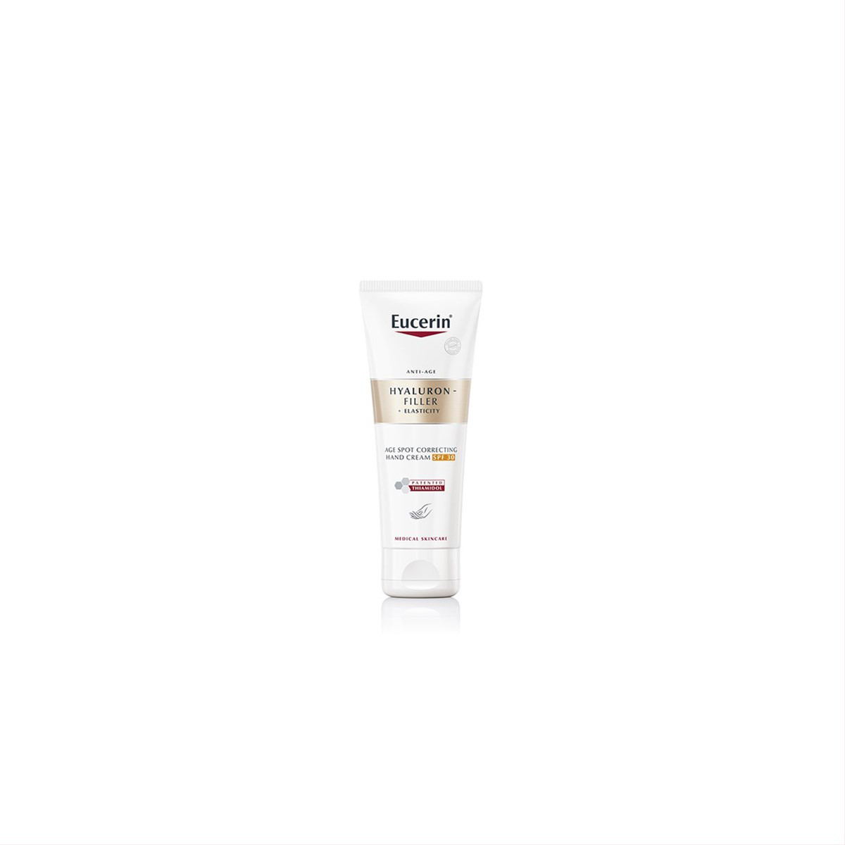 EUCERIN HYALURON-FILLER + ELASTICITY, rankų kremas su SPF30