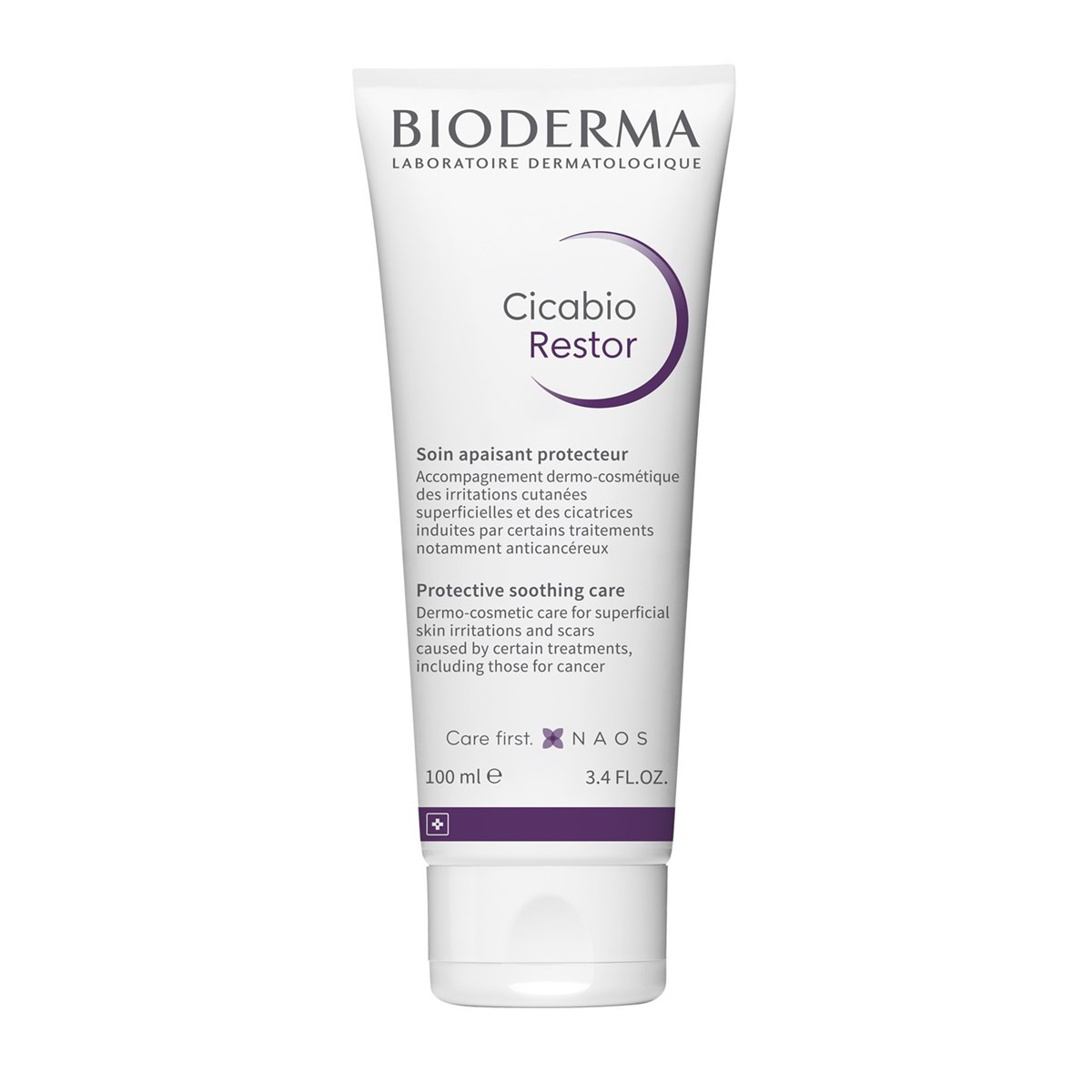BIODERMA CICABIO RESTOR, apasauginė raminamoji odos priežiūros priemonė, 100 ml
