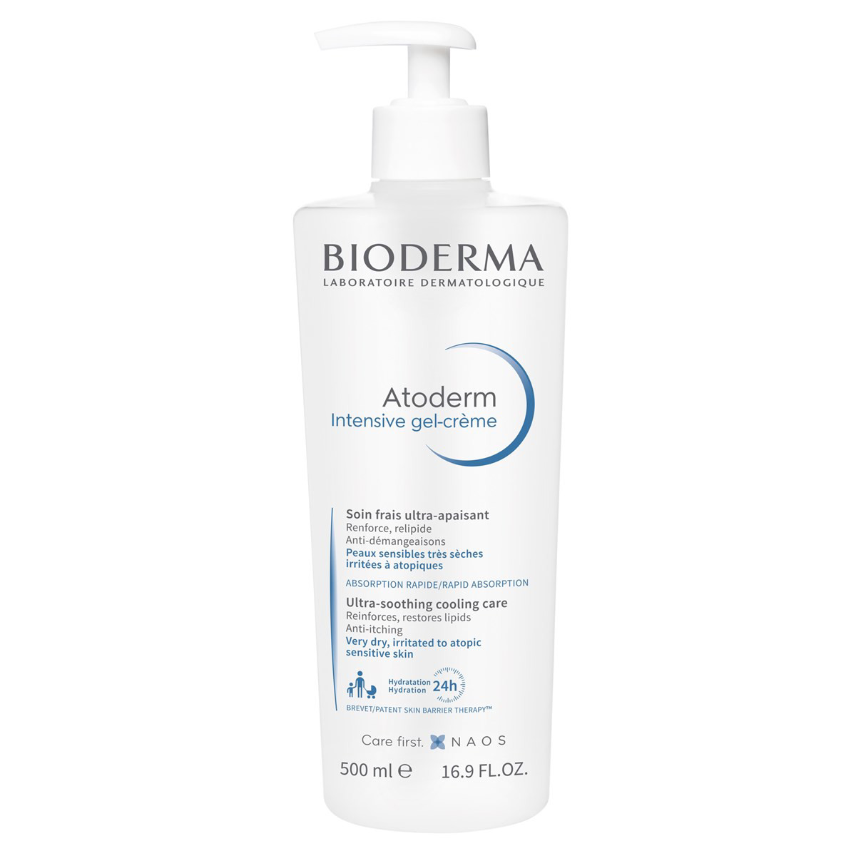 BIODERMA ATODERM, gelis-kremas atopiškai odai, 500ml
