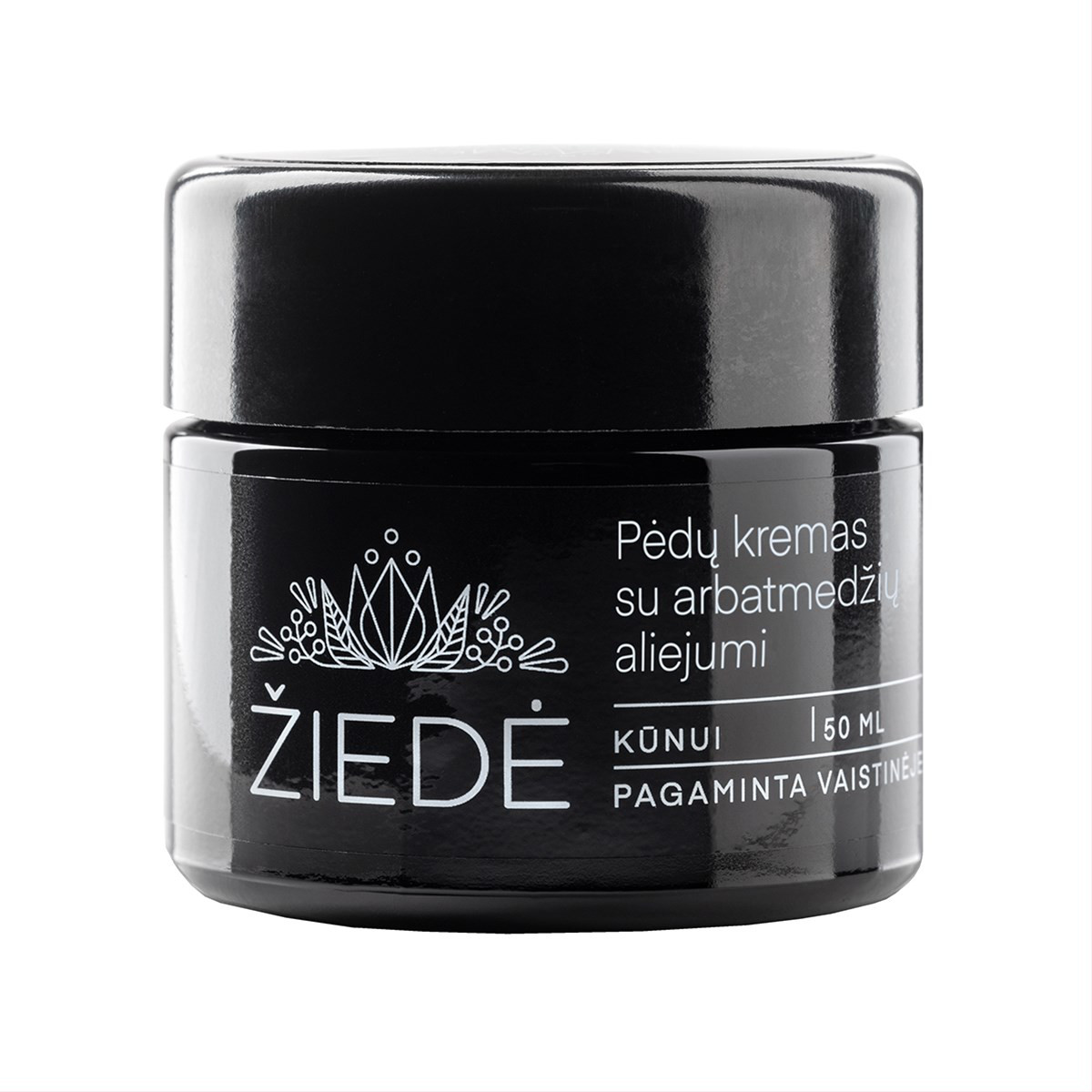 ŽIEDĖ, pėdų kremas su arbatmedžio aliejumi, 50 ml