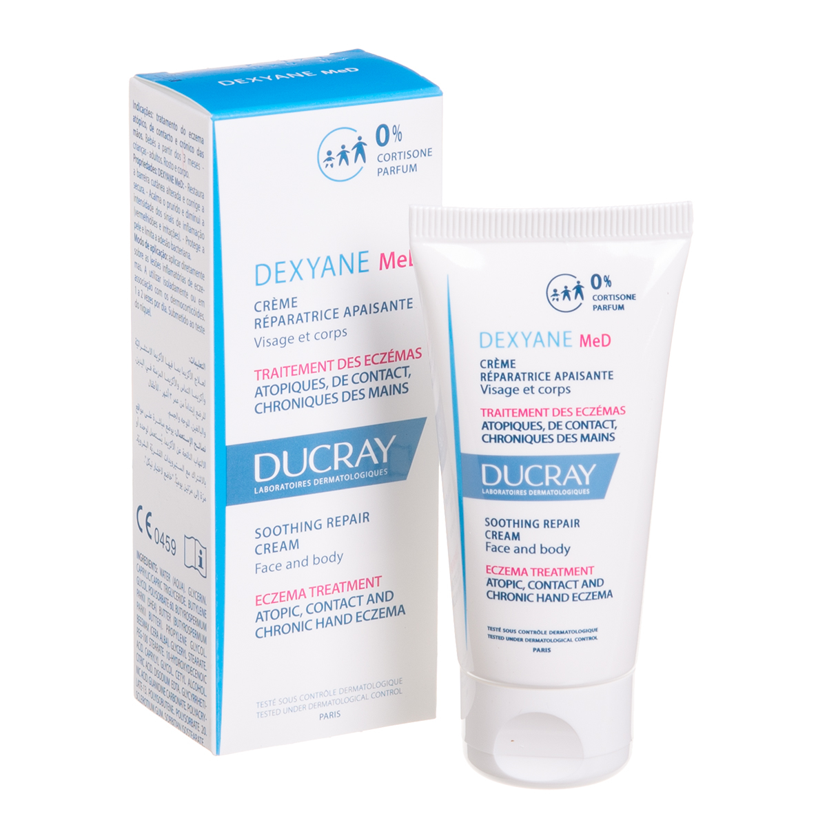DUCRAY DEXYANE MED, kremas veidui, rankoms, kūnui, atopiniam dermatitui, 30ml
