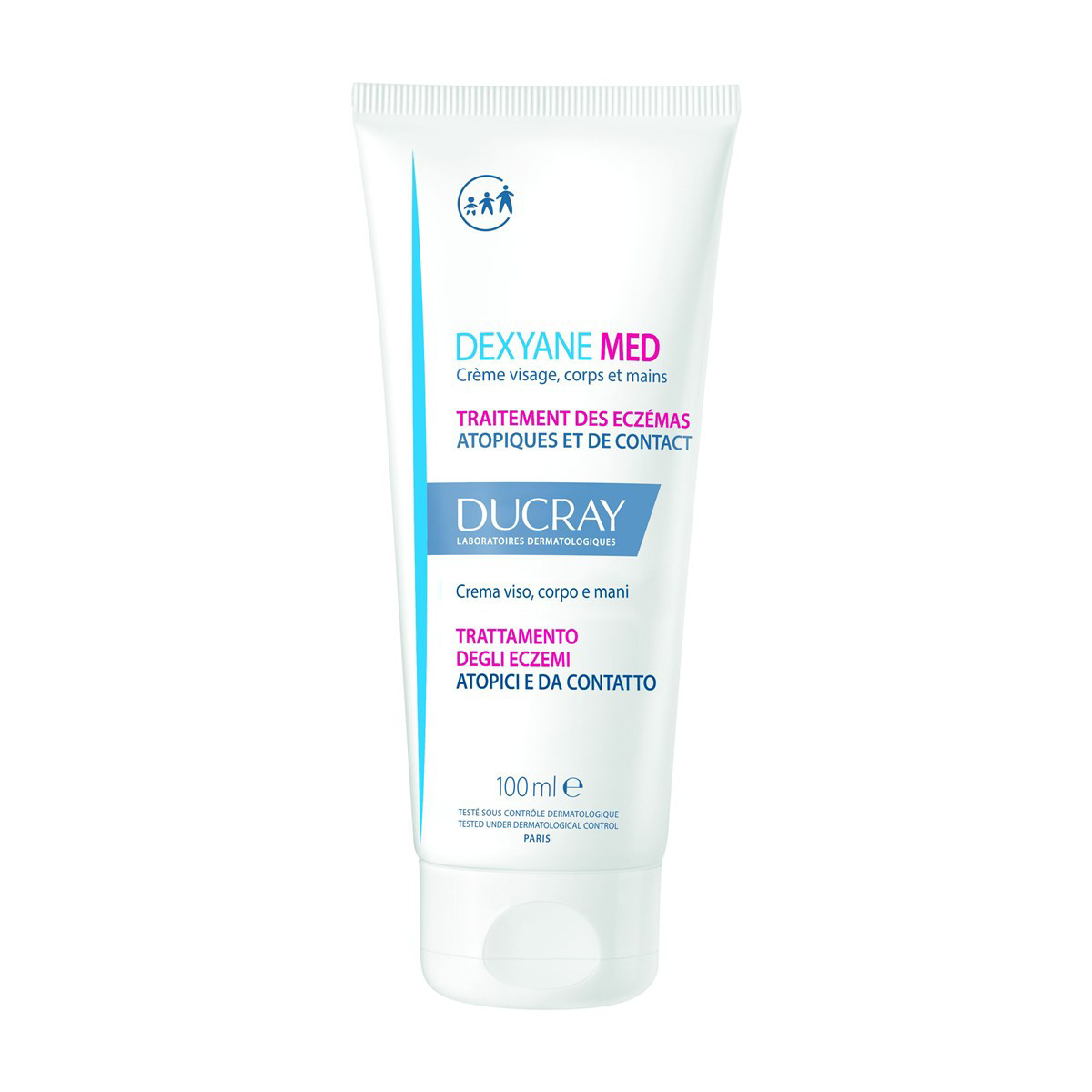 DUCRAY DEXYANE MED, kremas veidui, rankoms, kūnui, atopiniam dermatitui, 100ml