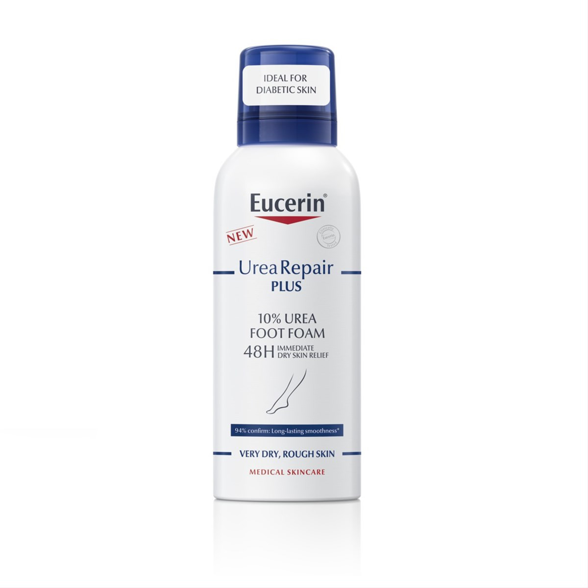 EUCERIN, UREAREPAIR PLUS, 10% ŠLAPALO PĖDŲ PUTOS YPAČ SAUSOMS IR ĮTRŪKUSIOMS PĖDOMS, 150ml