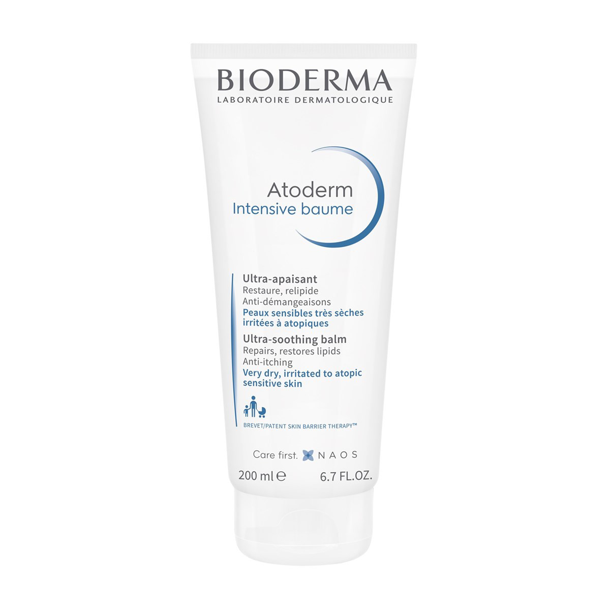 BIODERMA ATODERM INTENSIVE BAUME, kremas emolientas labai sausai ir atopiškai odai, bekvapis, 200 ml