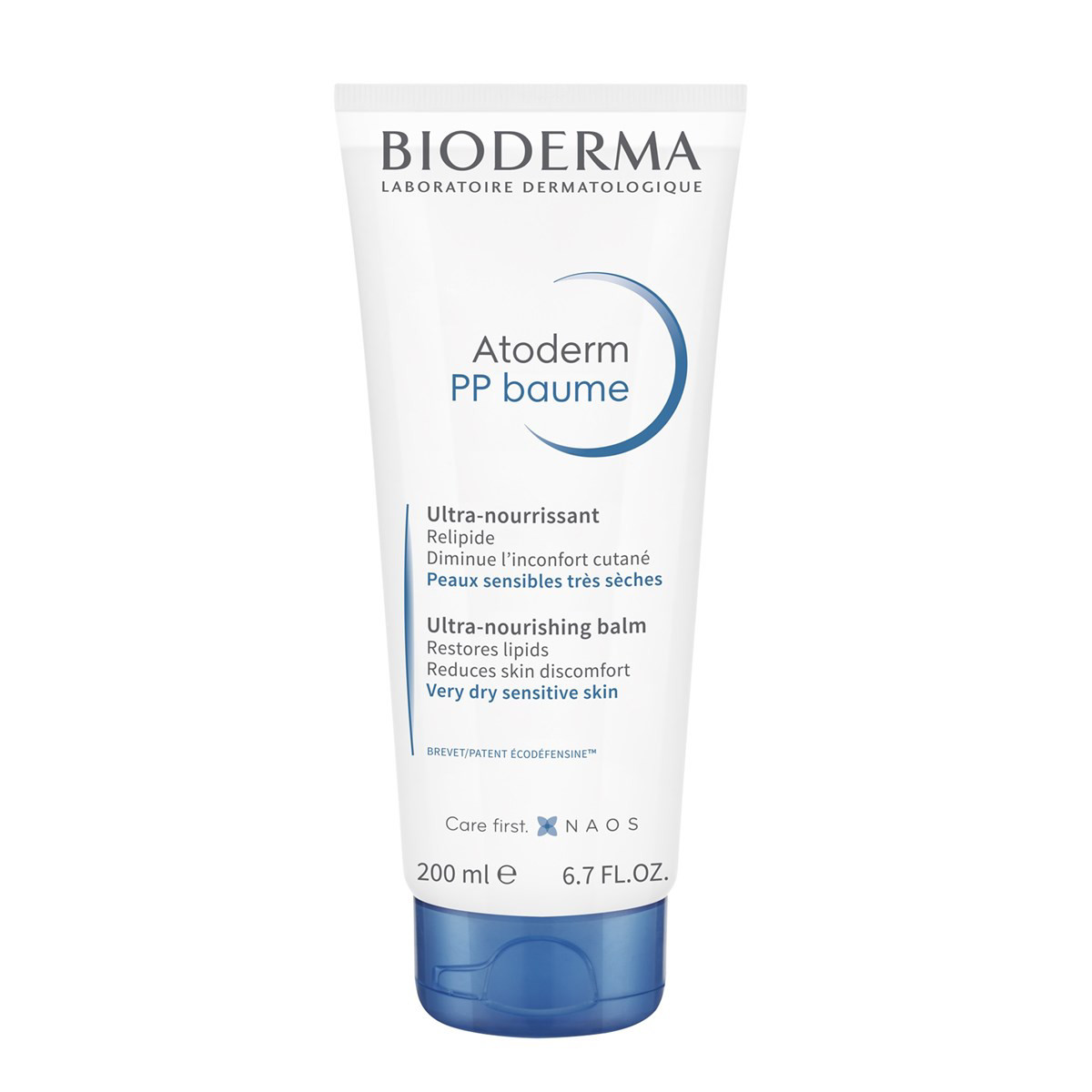 BIODERMA ATODERM PP BAUME, intensyviai maitinantis kremas sausai, labai sausai odai, bekvapis, 200 ml