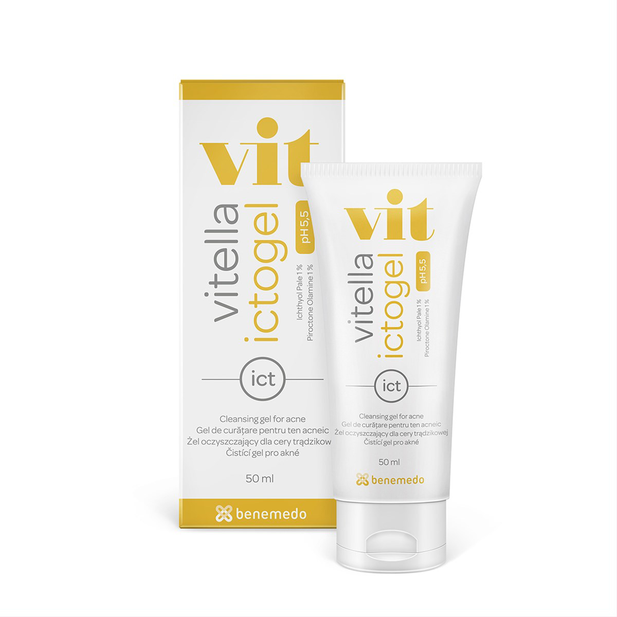VITELLA ICTOGEL, prausimosi gelis, 50 ml