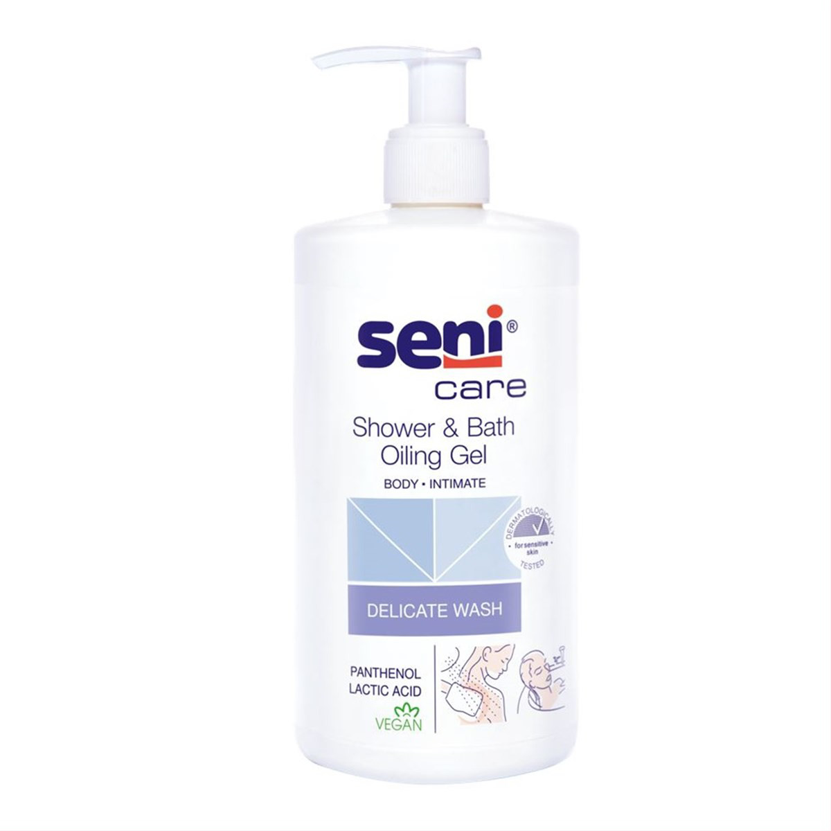 SENI CARE, aliejinė dušo ir vonios želė, 500 ml