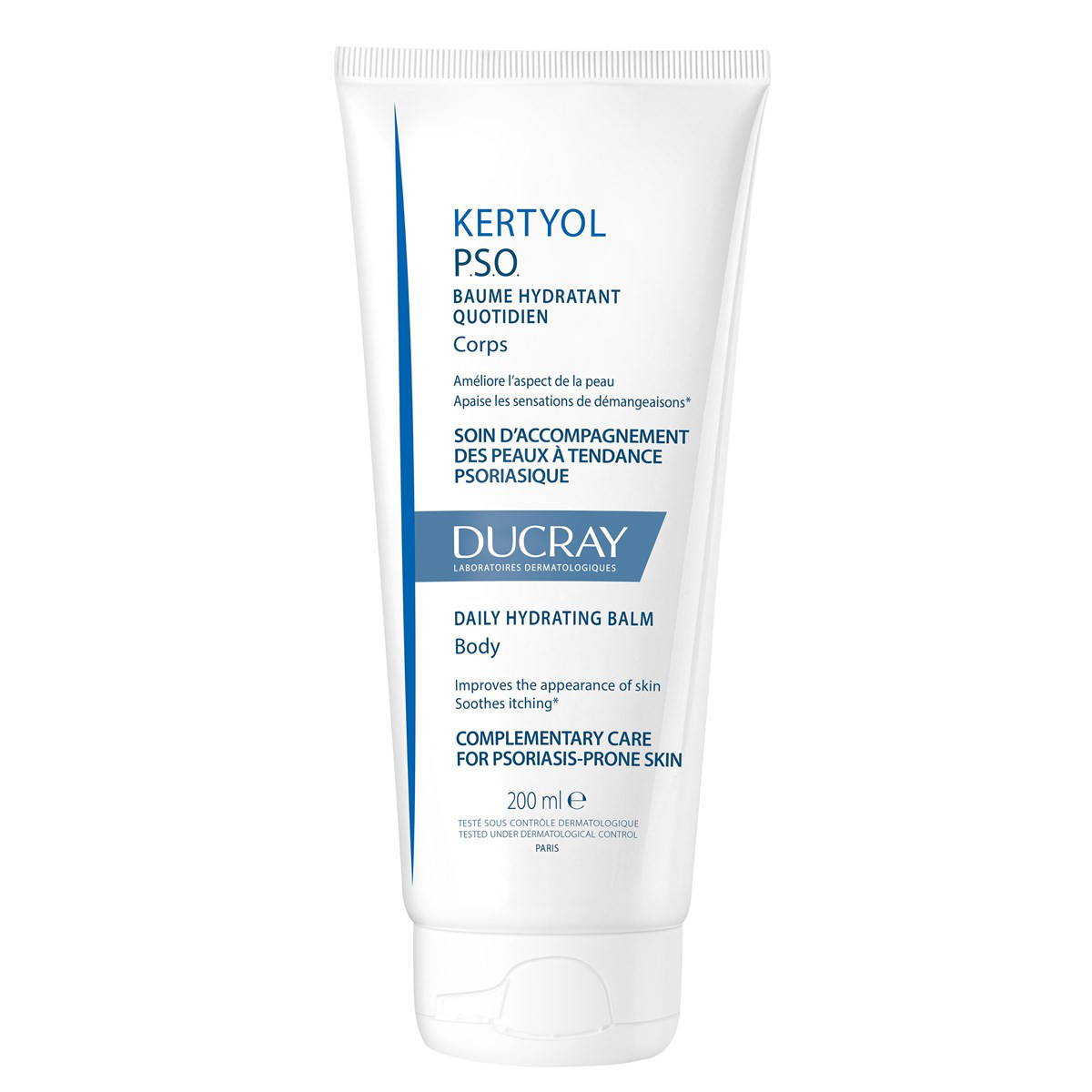 DUCRAY KERTYOL, drėkinamasis psoriazės pažeistos odos balzamas, 200ml