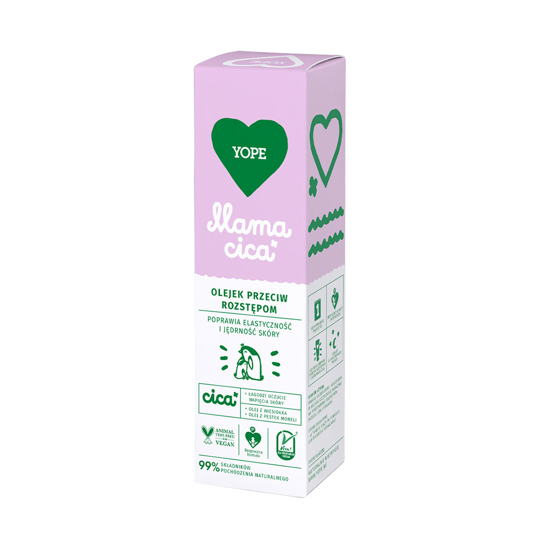 YOPE “Mama cica” aliejukas nuo strijų, 100 ml.
