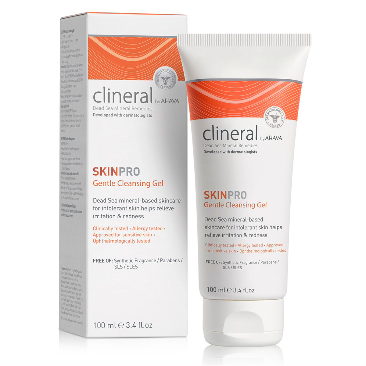 CLINERAL BY AHAVA SKINPRO, švelnus prausimosi gelis, 100 ml