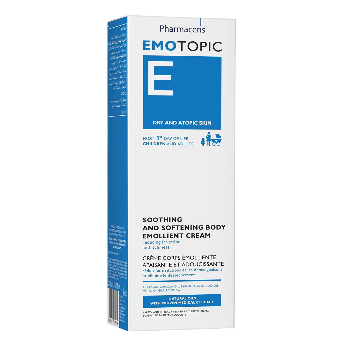 PHARMACERIS EMOTOPIC, raminamasis kremas, 200 ml