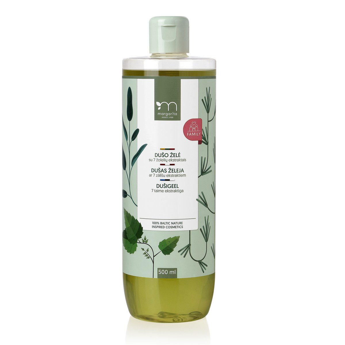 MARGARITA, Dušo želė su 7 žolelių ekstraktais, 500ml