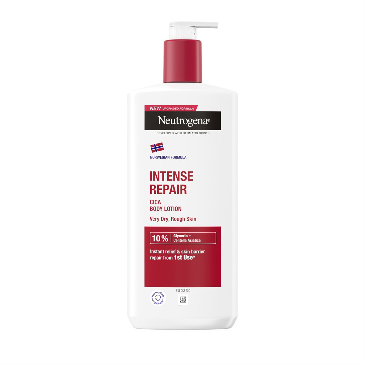 NEUTROGENA INTENSE REPAIR CICA, kūno losjonas, 400 ml