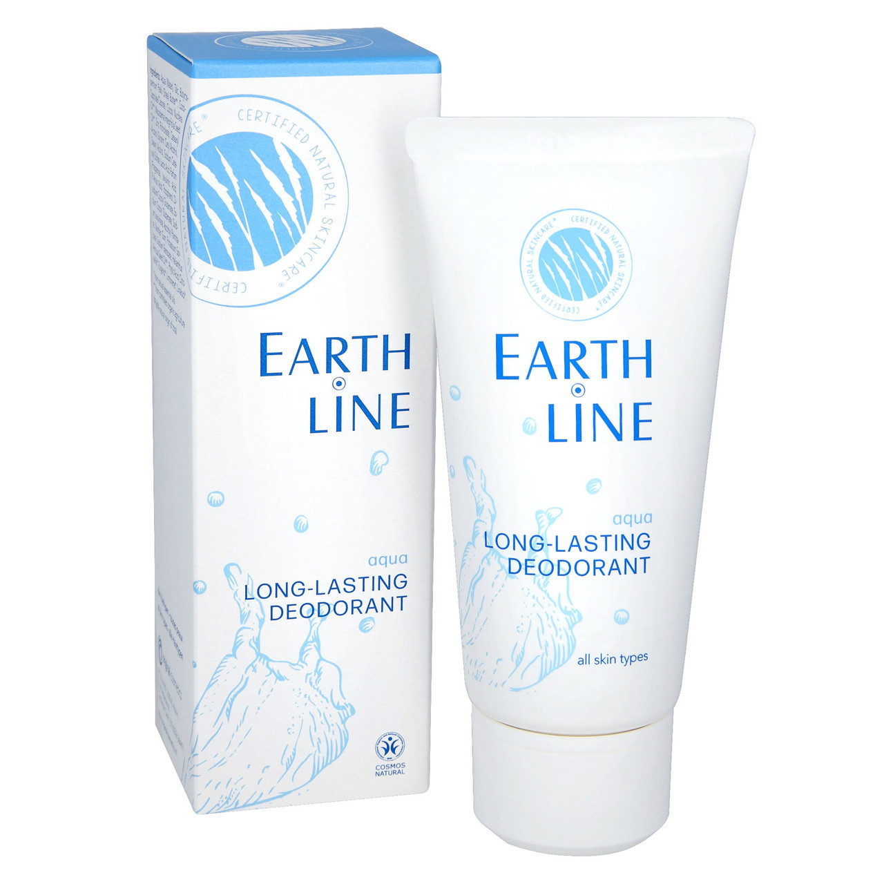 EARTH LINE Ilgalaikis dezodorantas Aqua be aliuminio druskų 50ml