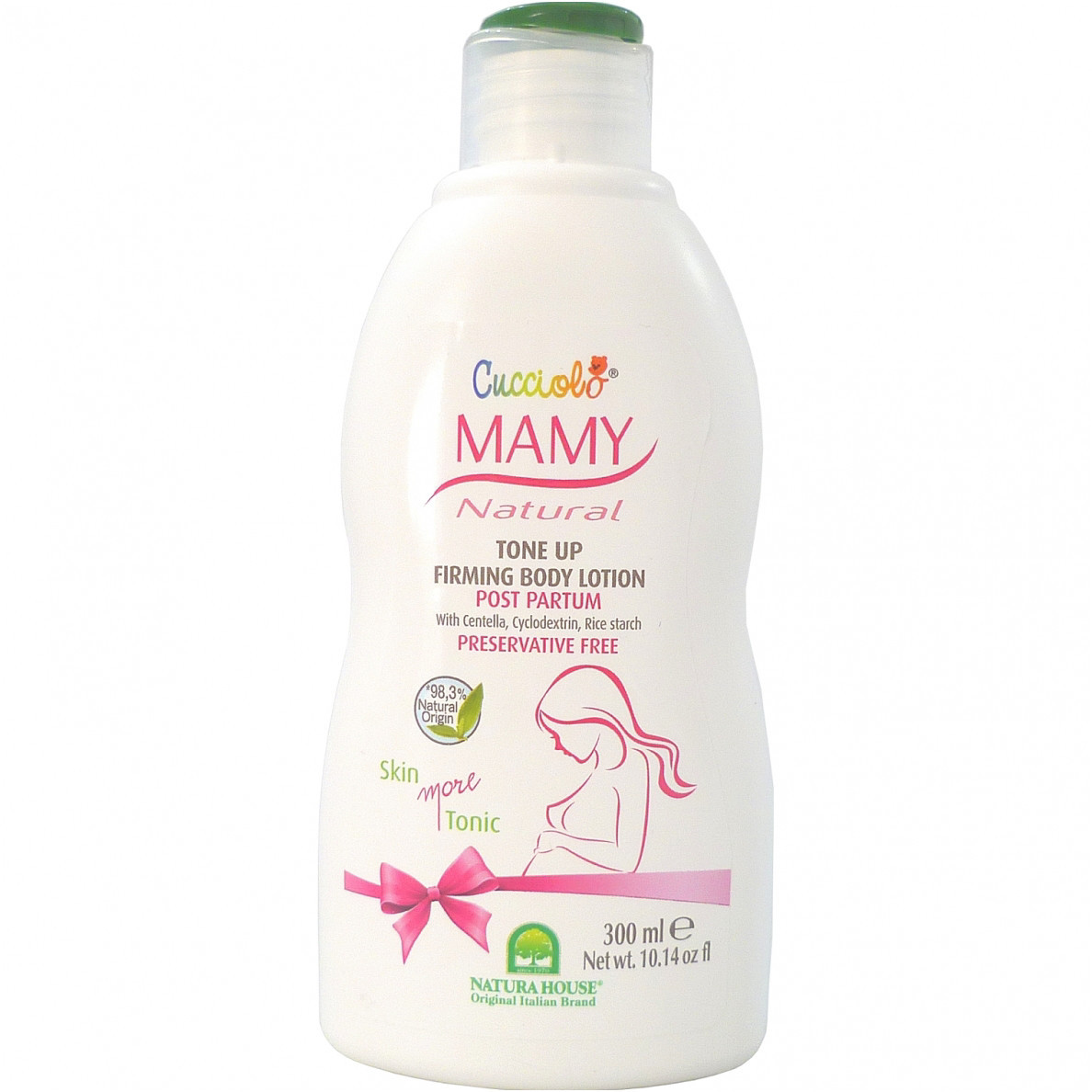 NATURA HOUSE tonizuojamasis kūno losjonas po gimdymo, 300ml