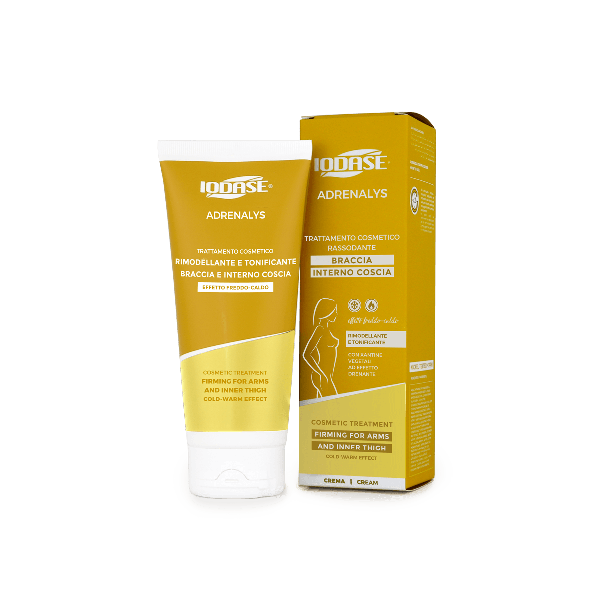 IODASE ADRENALYS kremas šlaunims ir rankoms, 200 ml