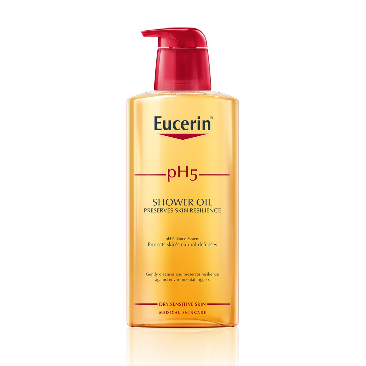EUCERIN PH5, prausiamasis aliejus jautriai odai, 400 ml