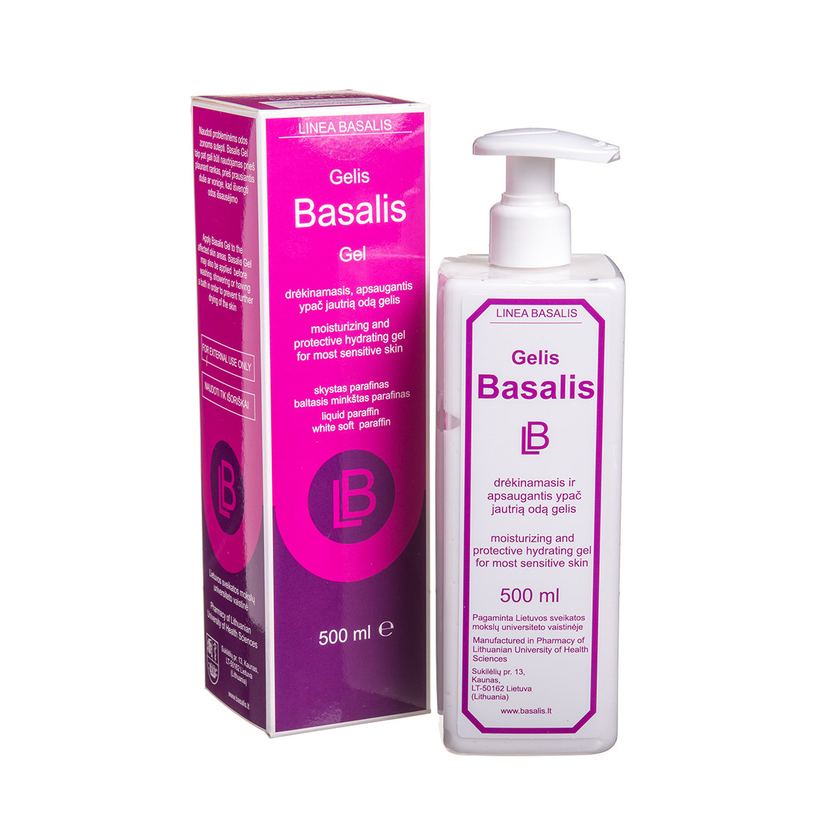 BASALIS GEL, gelis, 500 ml