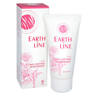 EARTH LINE Ilgalaikis dezodorantas Rose be aliuminio druskų 50ml