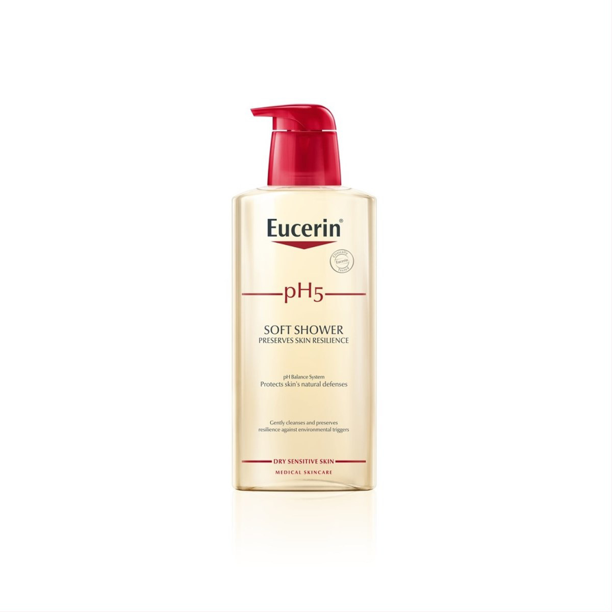 EUCERIN PH5, švelnus dušo gelis sausai, jautriai odai, 400 ml