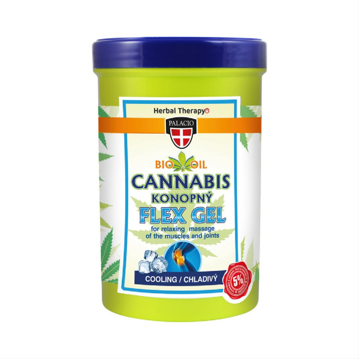 CANNABIS FLEX, šaldantis masažinis gelis, 380ml