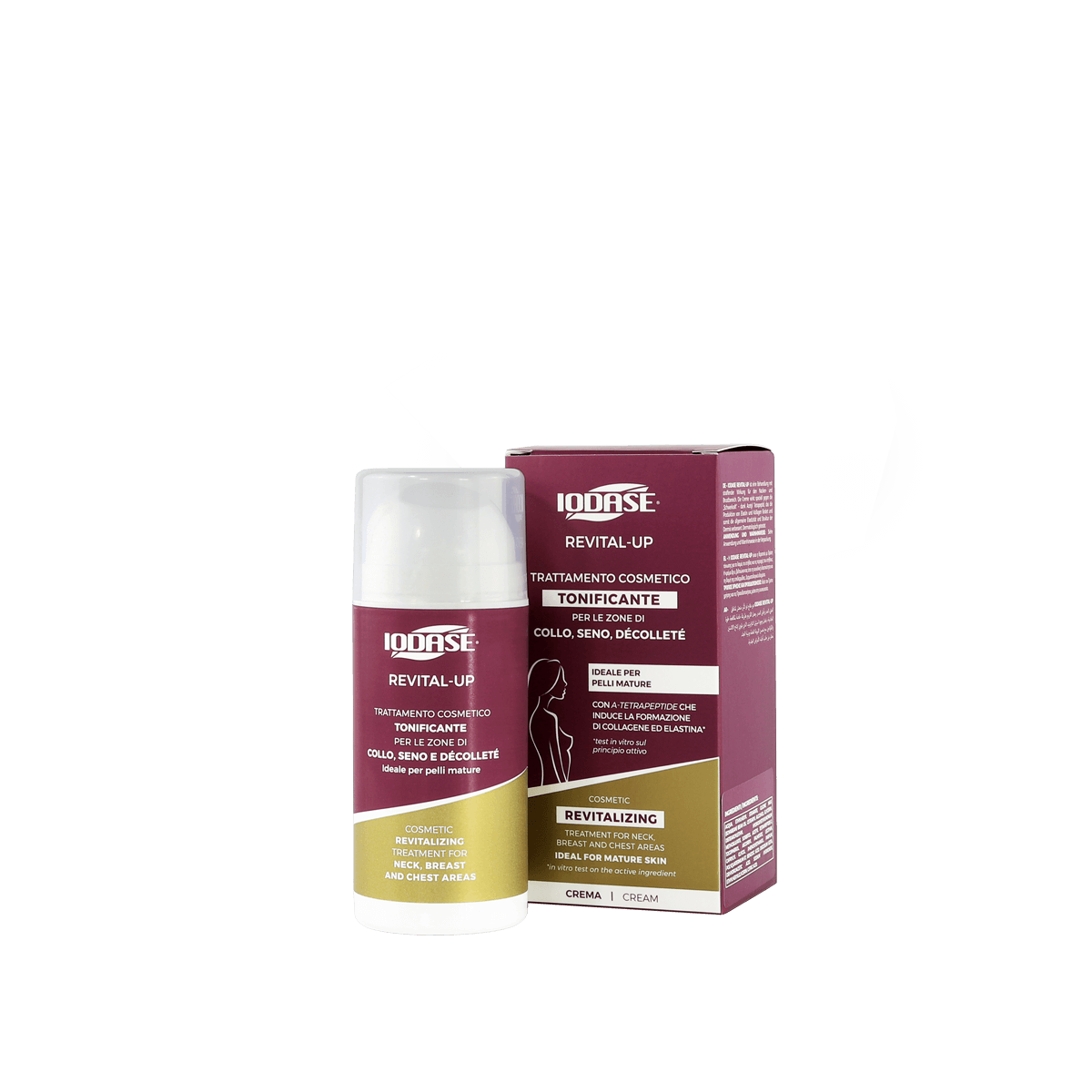 IODASE REVITAL-UP kremas kaklo ir dekoltė odai, 100 ml