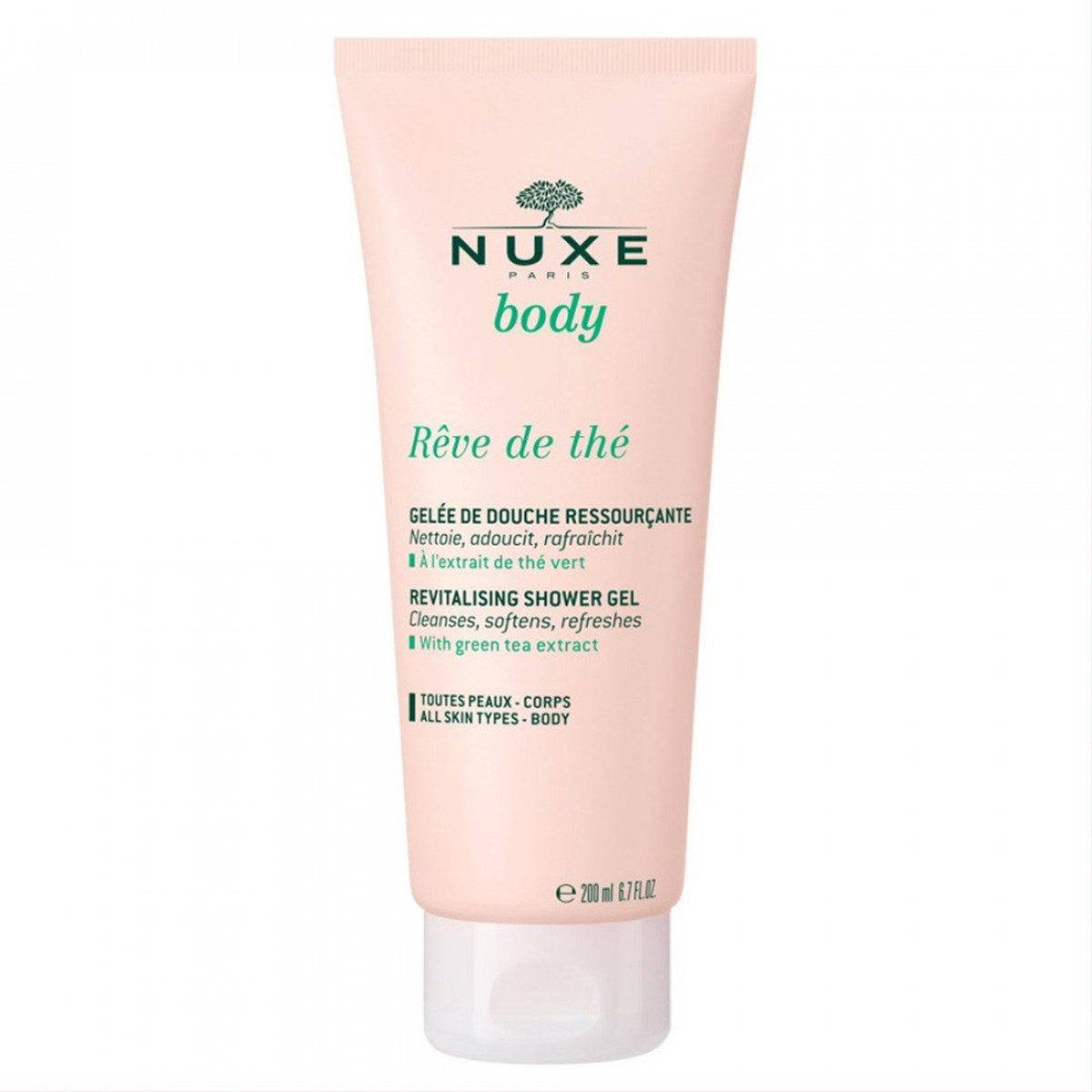 NUXE BODY REVE DE THE, Atkuriamoji dušo želė, 200ml