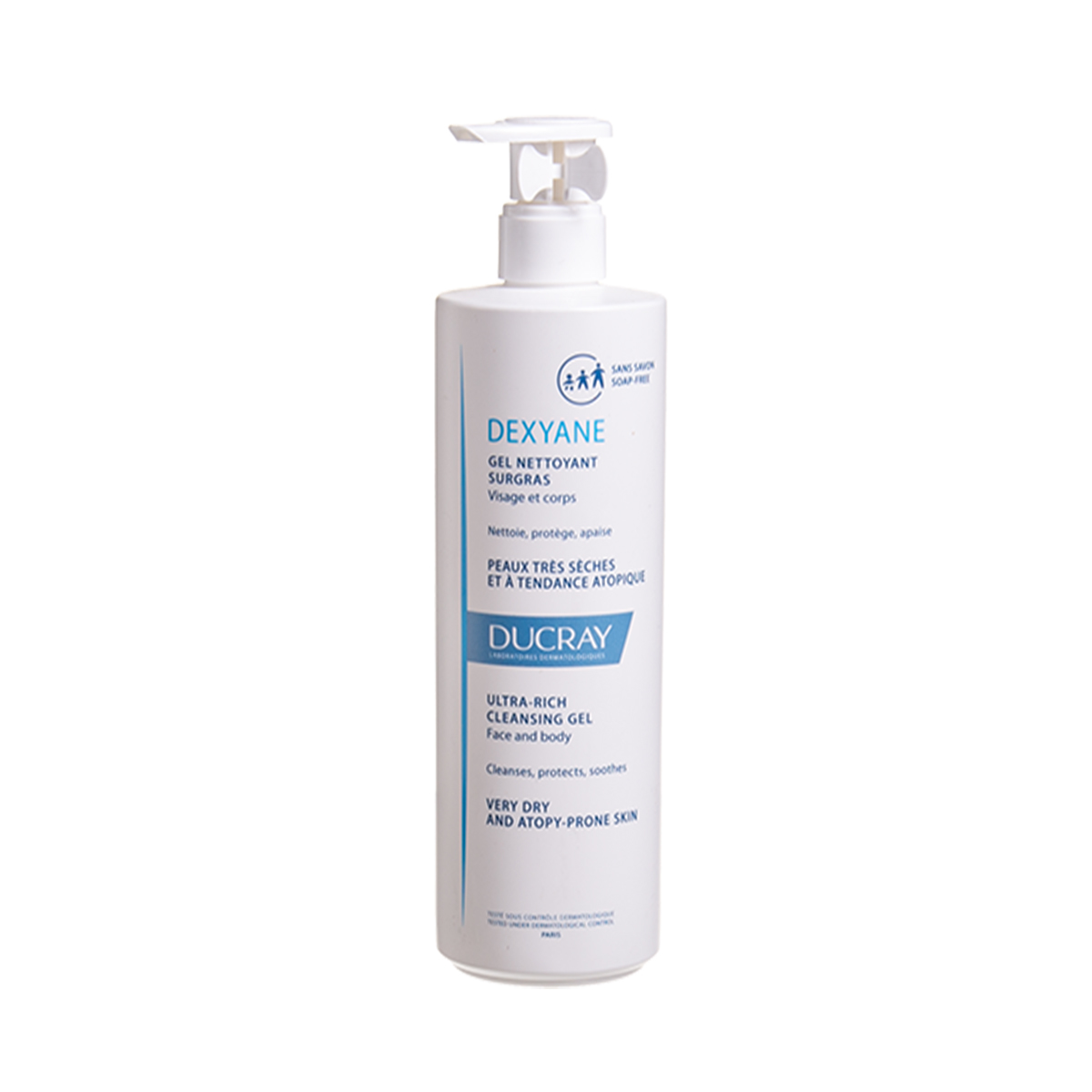 DUCRAY DEXYANE, prausiklis atopinio dermatito pažeistai odai, 400ml