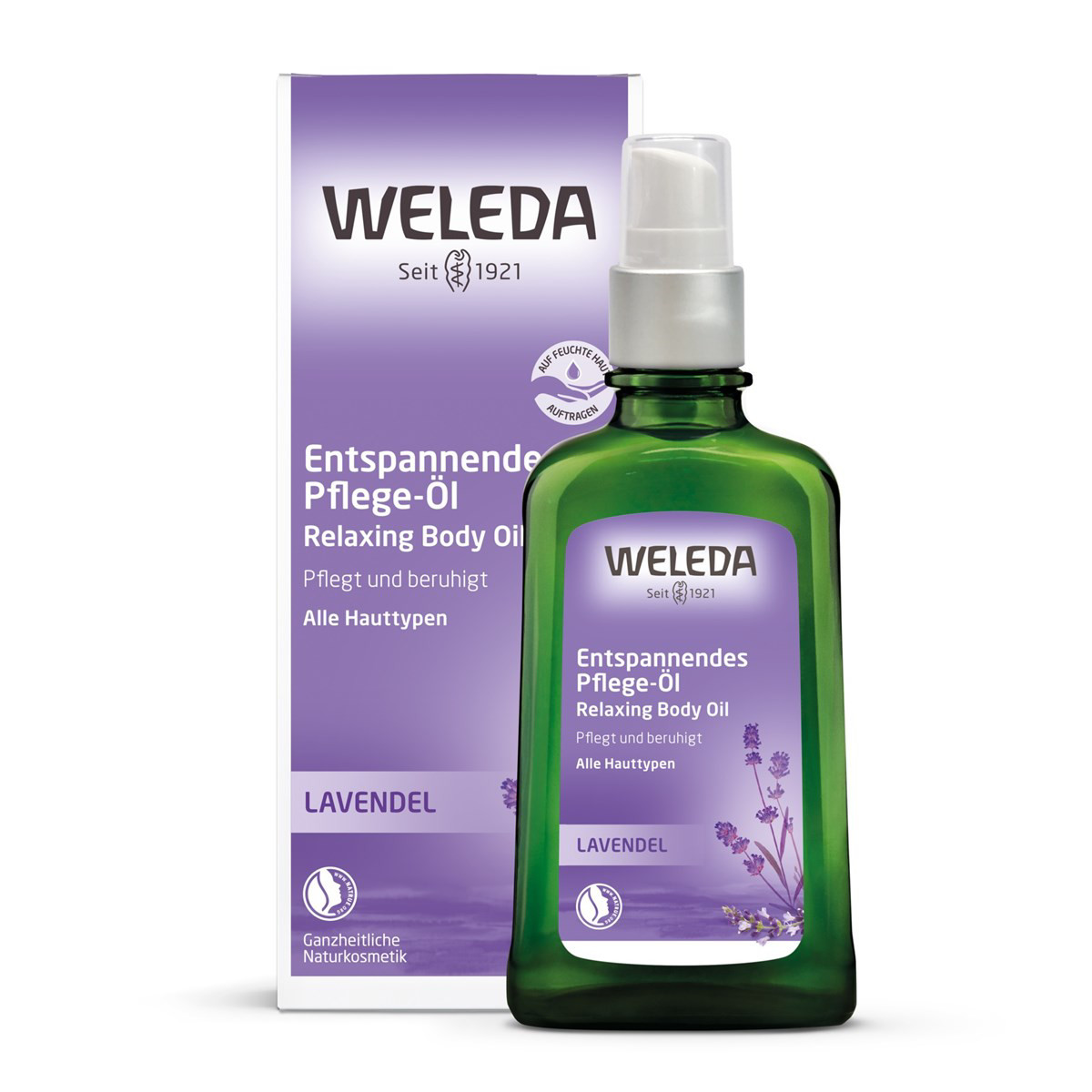WELEDA, aliejus kūnui, levandų, 100 ml