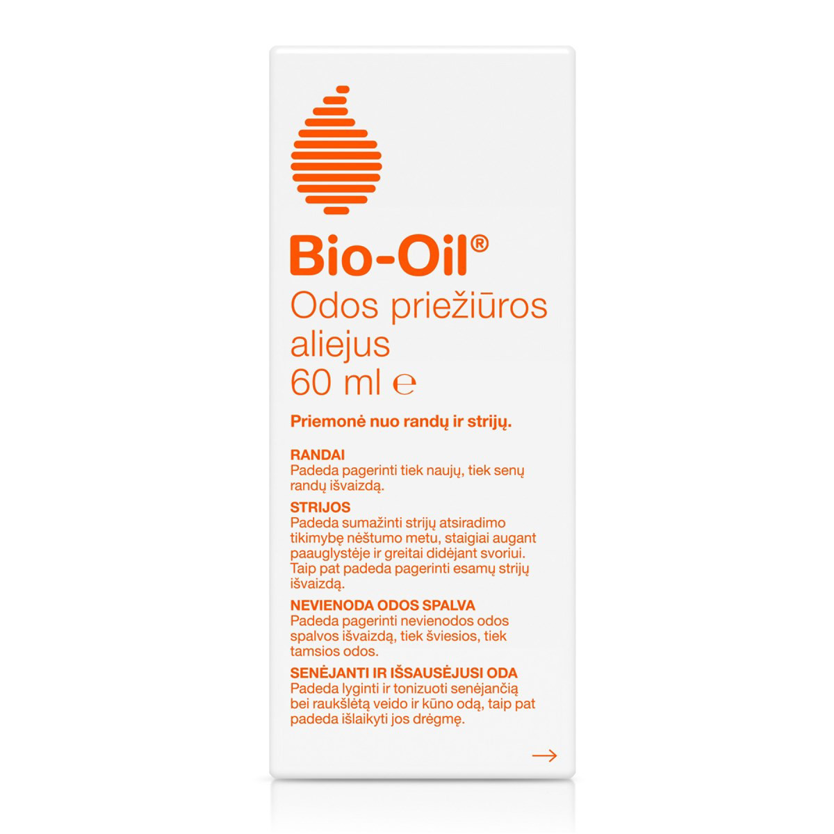 BIO-OIL, speciali odos priežiūros priemonė, 60 ml