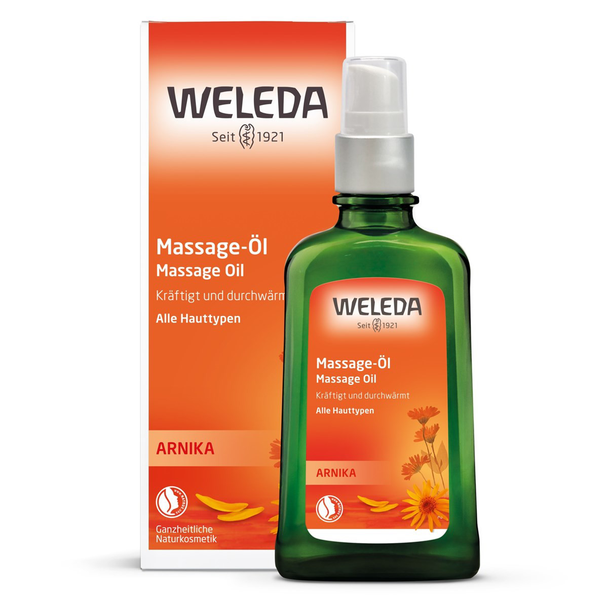 WELEDA, aliejus masažui su arnika, 100 ml