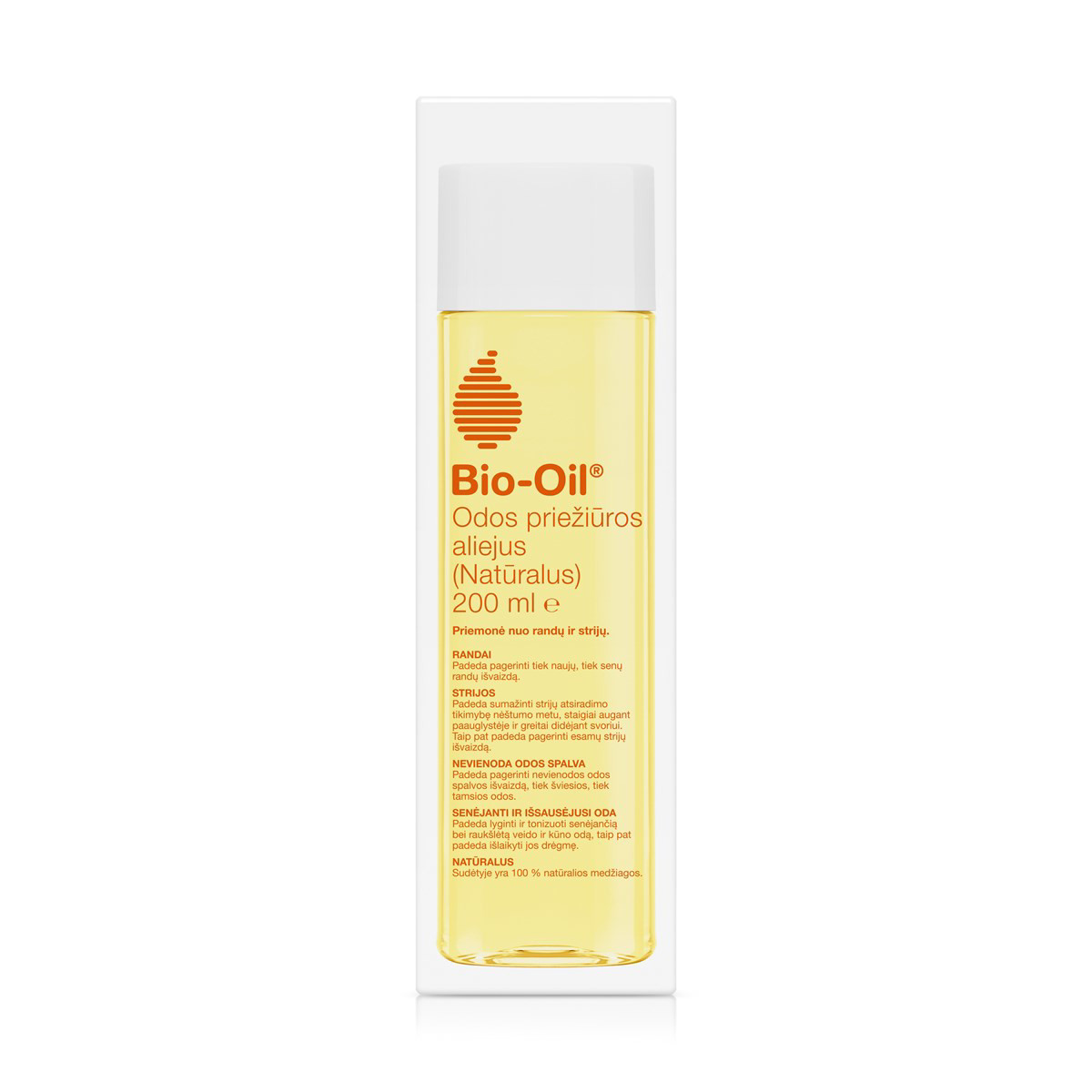 BIO-OIL, natūralus odos priežiūros aliejus, 200 ml