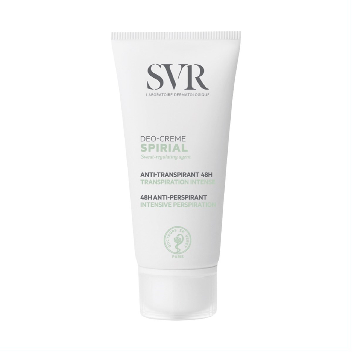 SVR SPIRIAL DEO-CR?ME, kreminis antiperspirantas nuo intensyvaus prakaitavimo, 50 ml